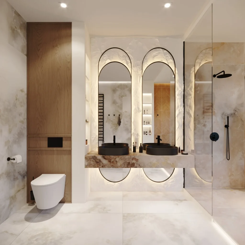 Nowoczesna łazienka w minimalistycznym stylu – dopasowana do indywidualnych potrzeb - Warszawa okolice